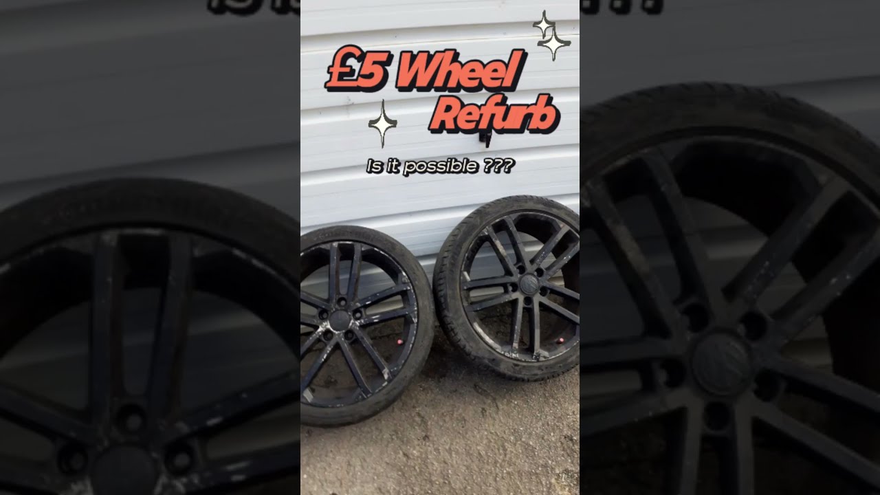 Less than £5 Budget Alloy Wheel Refurb? VW Nogaro Wheels RattleCan Resto #Rebuild #DIY #saveorscrap