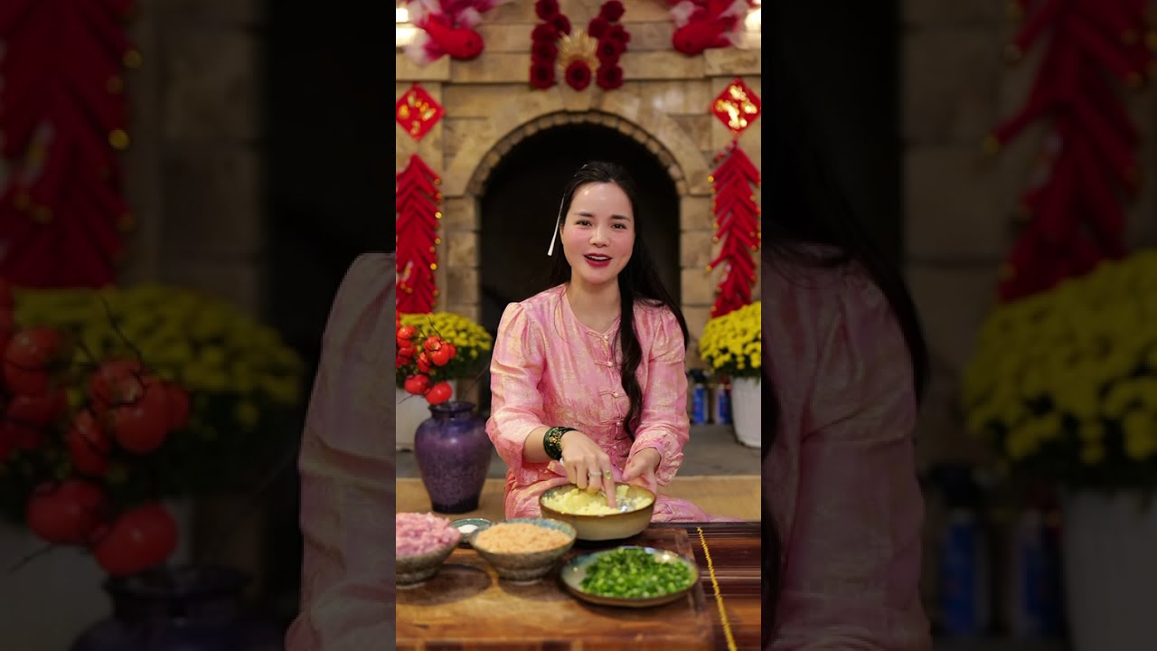 Nem tôm khoai tây – món mới cho mâm cỗ Tết bớt ngán #food #cooking #viral #amthuc