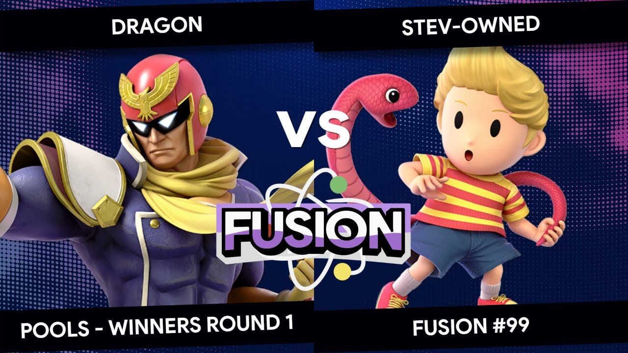 Fusion #99 - Dragon (Captain Falcon) vs Stev-Owned (Lucas) - Pools - Winners Round 1