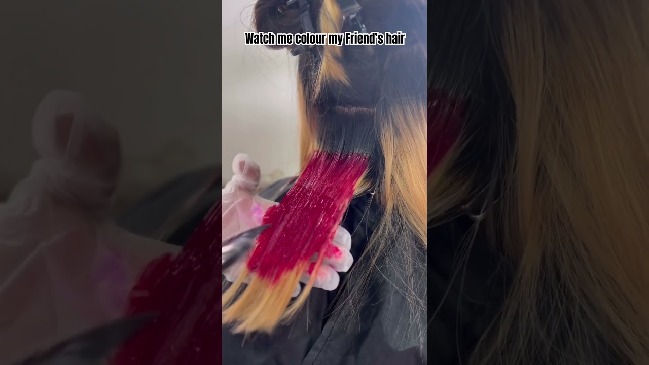 Semi permanent hair colour 🎀 #shortsvideo #viralhair #hairhack #youtube #hairhacks #fashion