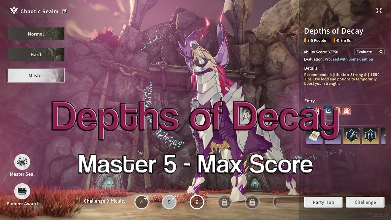 【Blue Protocol: Star Resonance】 Depths of Decay M5 - Max Score (Dissonance Performer PoV)