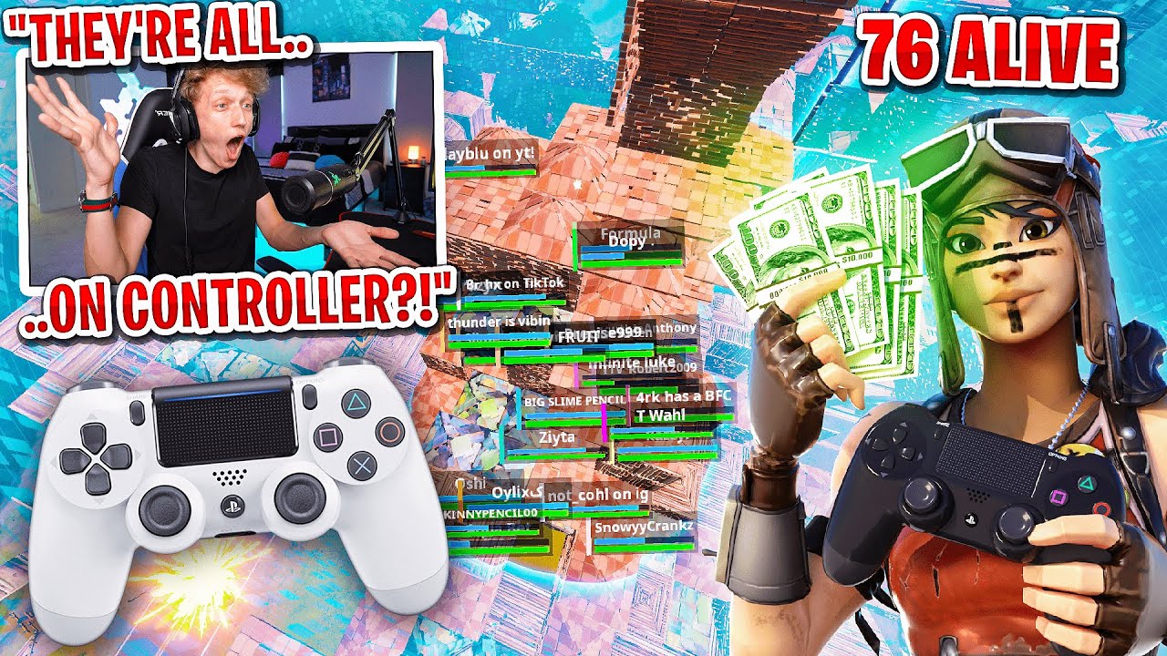 I got 100 CONTROLLER players to scrim for $100 and found the NEXT FAZE SWAY...