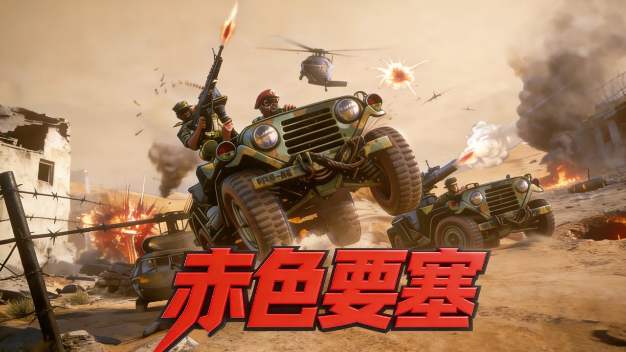 街机游戏《赤色要塞》，这是吉普车，不是公交车