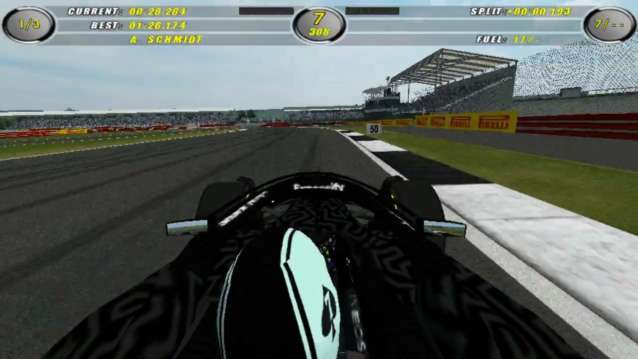 F1 Challenge - Demo lap on Silverstone with APXGP