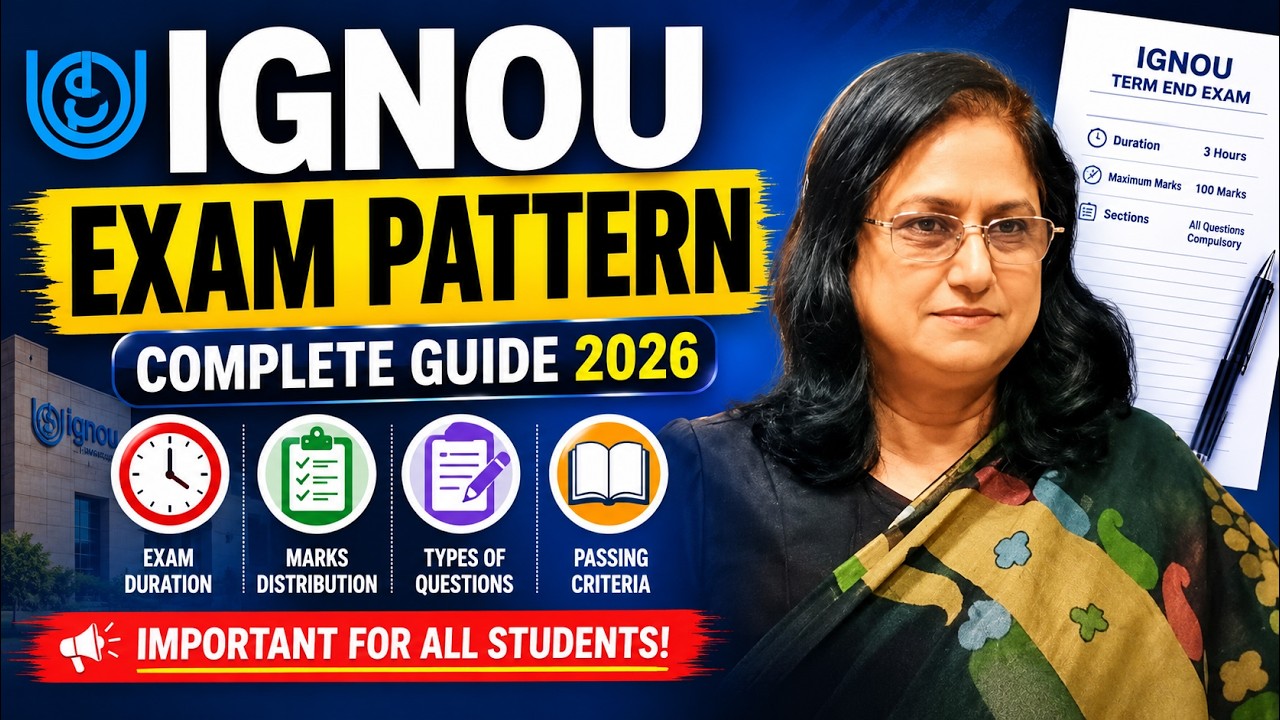 IGNOU Exam Pattern 2026 | IGNOU Exam Preparation Kaise Kare? | IGNOU Hall Ticket June 2026