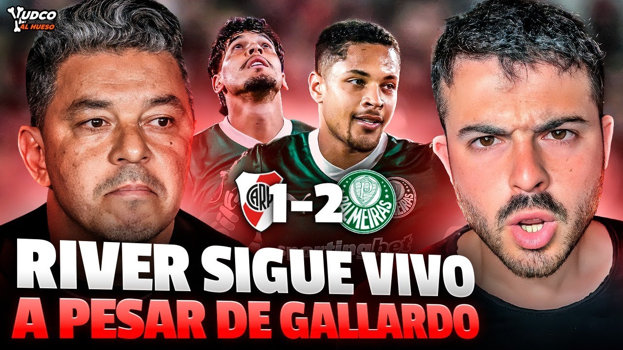 ¡GALLARDO, QUINTERO TE SALVÓ LA VIDA! 🔥 River CASI AFUERA de la Libertadores PERDIÓ 2-1 vs Palmeiras