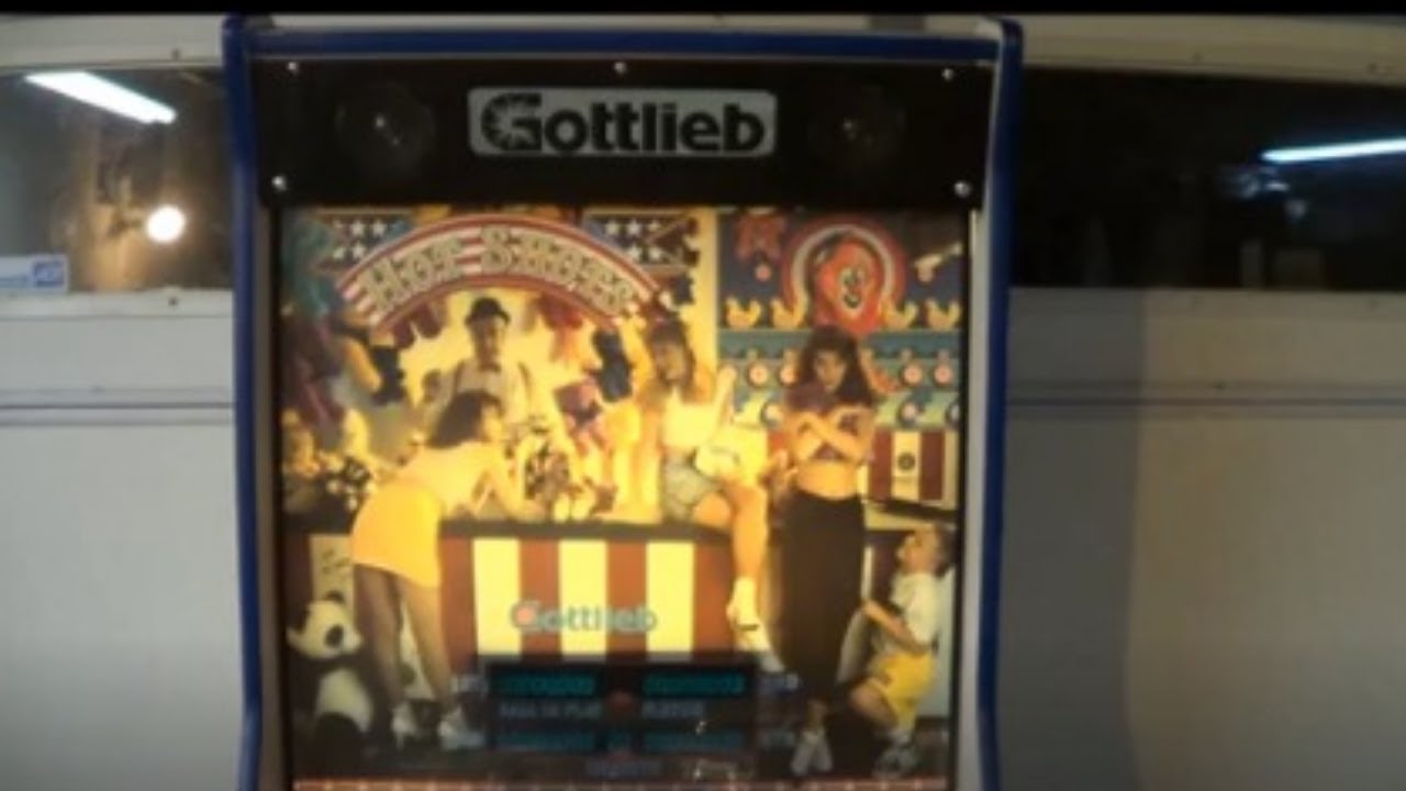 HOT SHOTS PINBALL MACHINE - BY GOTTLIEB 1989
