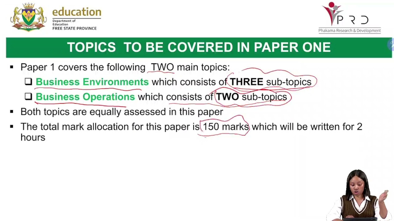 03 SEPTEMBER 2024 15:30 - 17:00 BUSINESS STUDIES PAPER 1 GRADE 12
