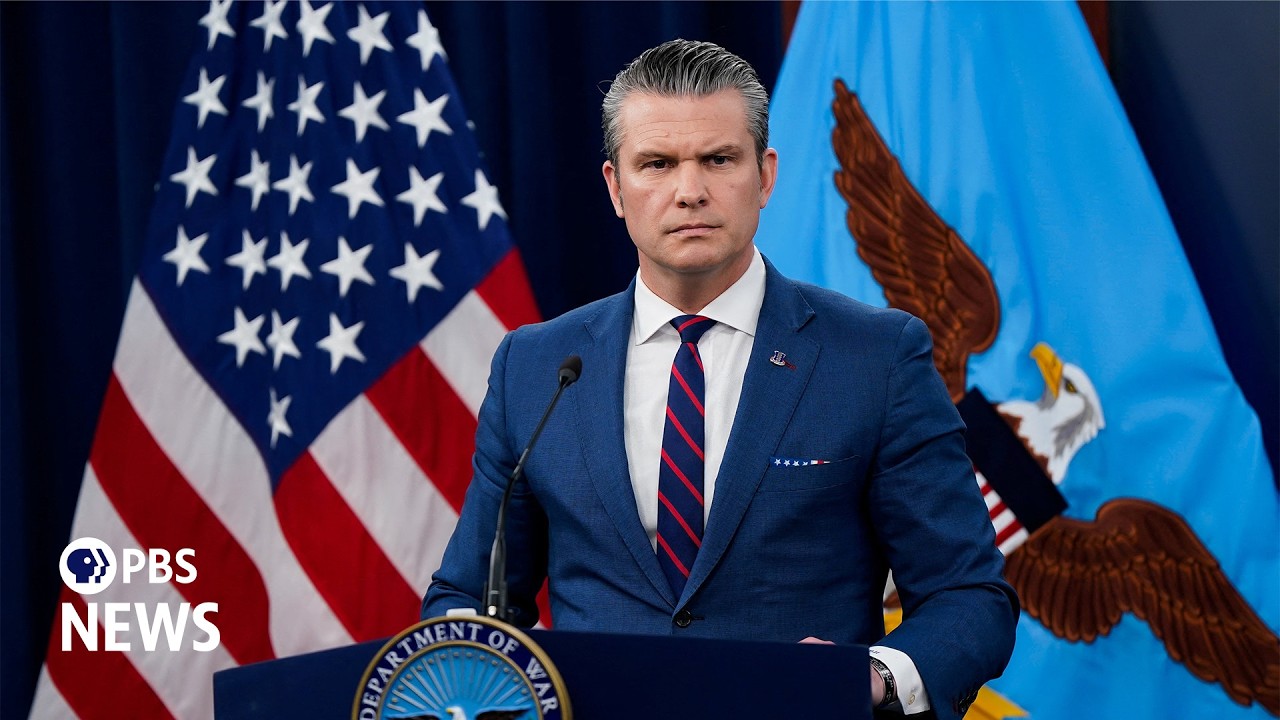 WATCH LIVE: Hegseth holds news conference on war with Iran updates