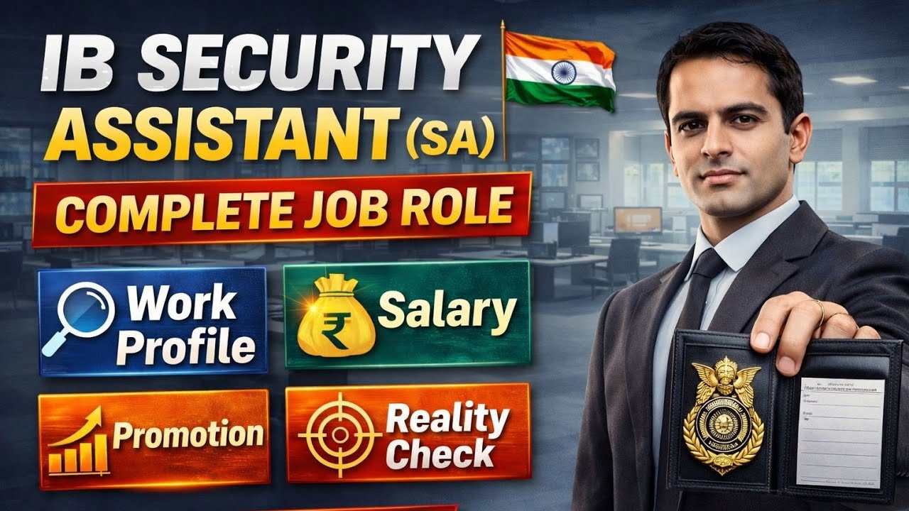 🚨IB Security Assistant Kya Kaam Karta Hai? 🤔 Complete Job Role + Salary + Posting Details 🔥#ibexam