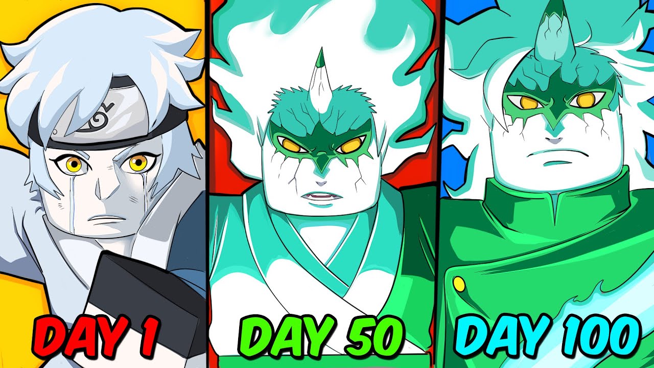 Провел 100 дней, превращаясь из новичка в Мицуки в Shindo Life! Rellgames Shinobi Life 2.