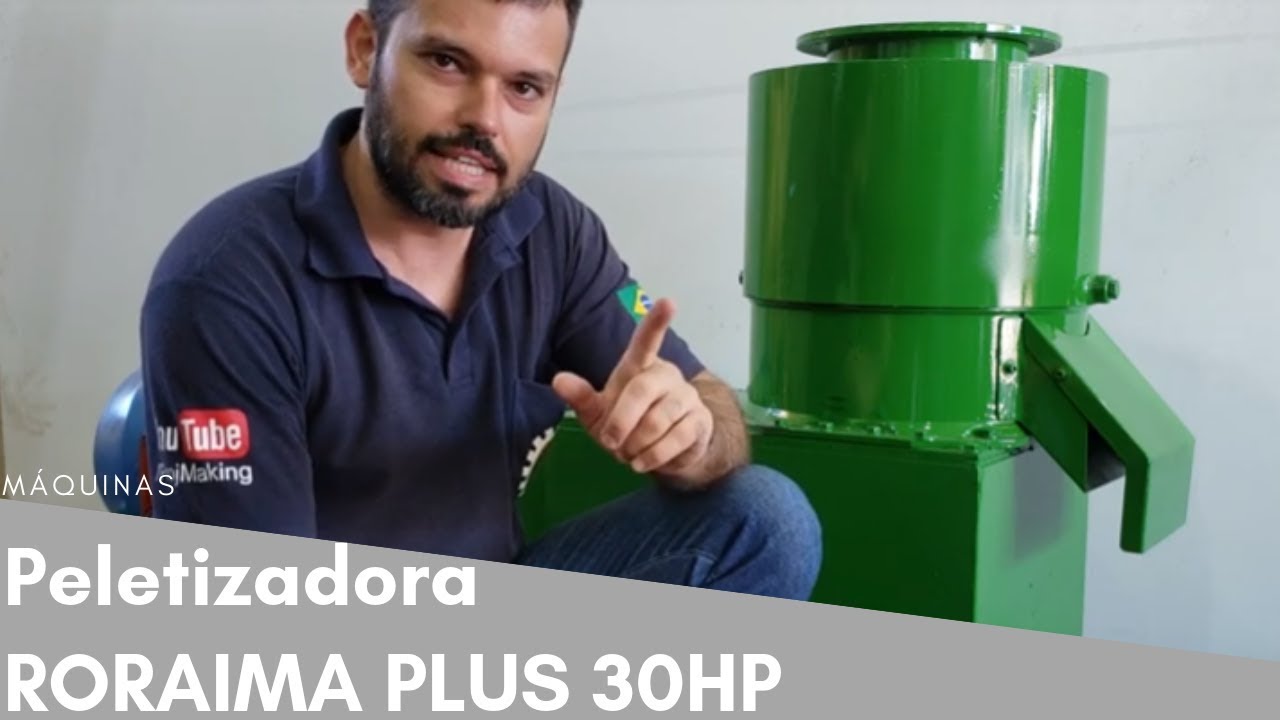 PELETIZADORA RORAIMA  PLUS 30 HP -  MAIS TORQUE; MAIS FORÇA; MAIS PRODUÇÃO