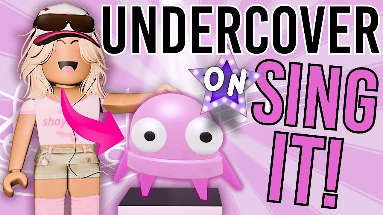 Иду под прикрытием в Sing it! (караоке roblox)