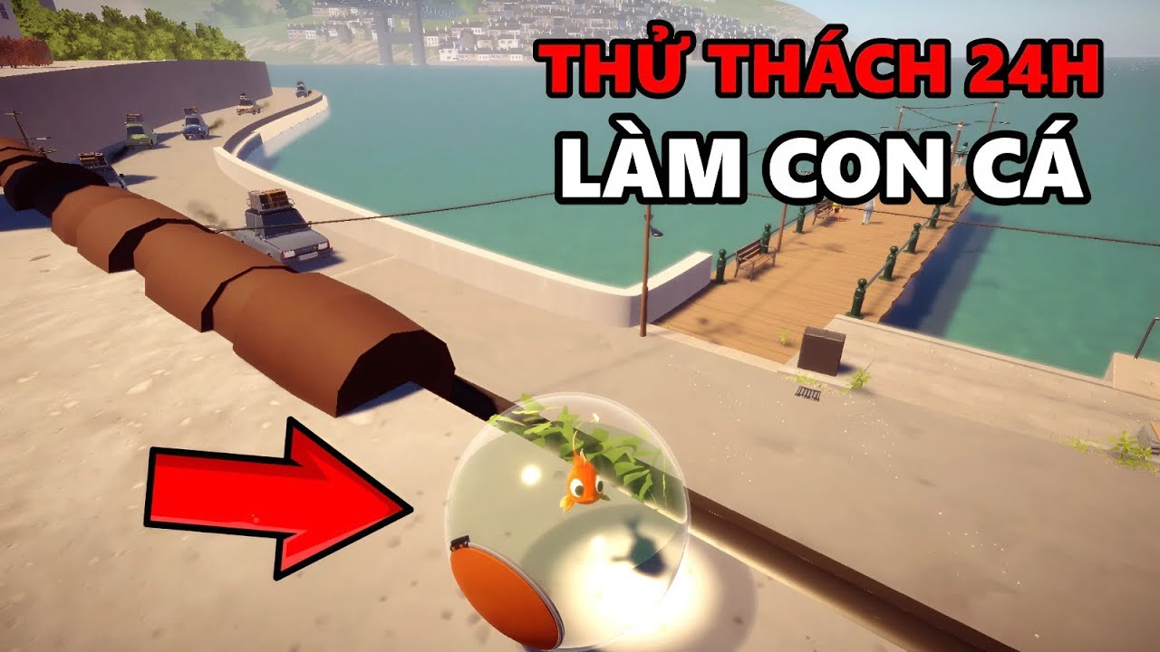 THỬ THÁCH 24H LÀM MỘT CON CÁ | I Am Fish