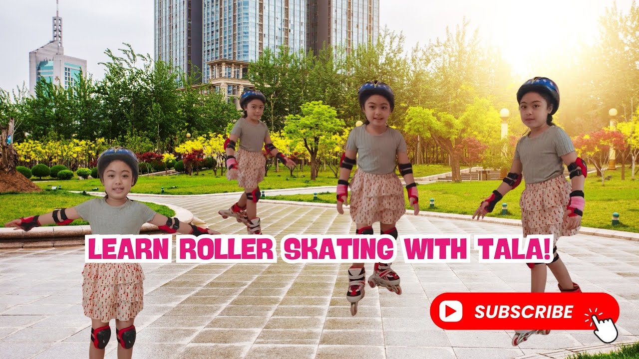 Roller Skating Basics for Kids 🛼 | Tala’s 2nd P.E. Performance Task | Tala & Adam TV