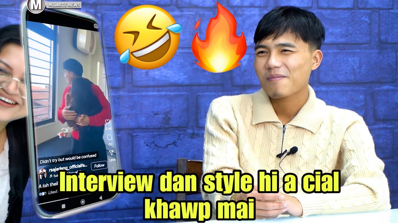 J Lalrosanga'n a VIRAL videos hrang hrang a react🔥😁(Reaction)