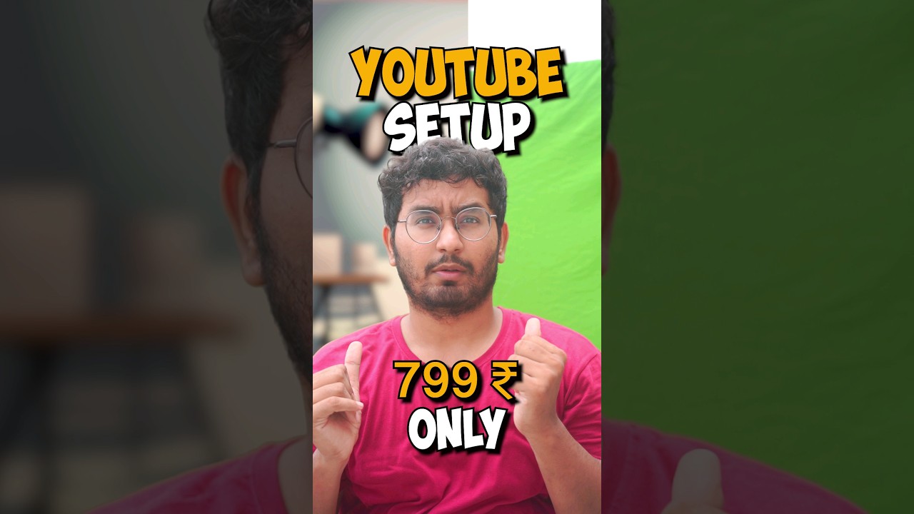 YouTube Setup Only in 799₹ ✅ #shorts (17/100)