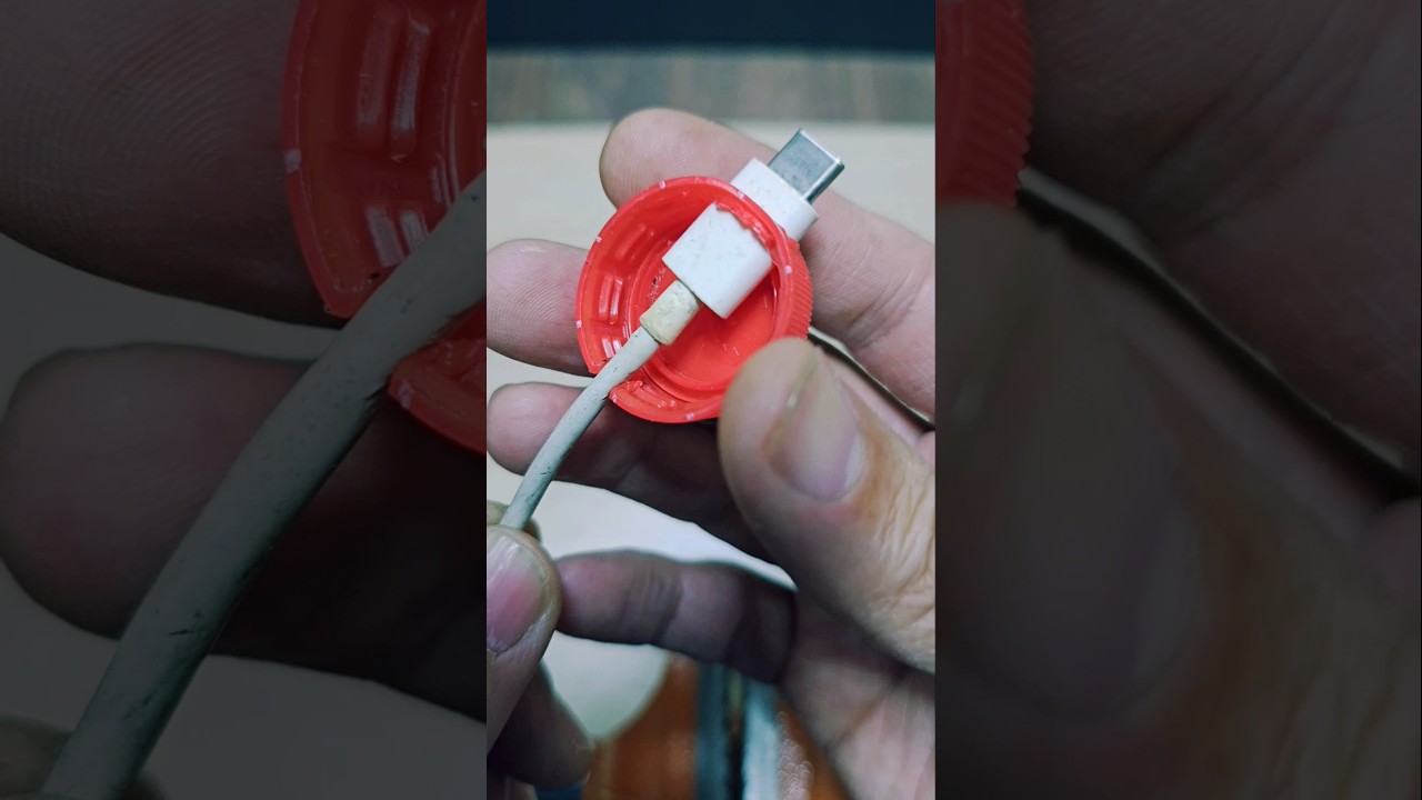 EASY REPAIR OF USB TYPE-C CHARGING CABLE? #shorts #diytools #usefultips