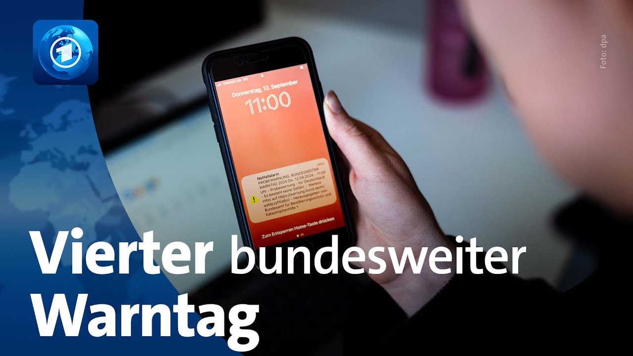 Bundesweiter Warntag: Handy- und Sirenenalarm um 11 Uhr