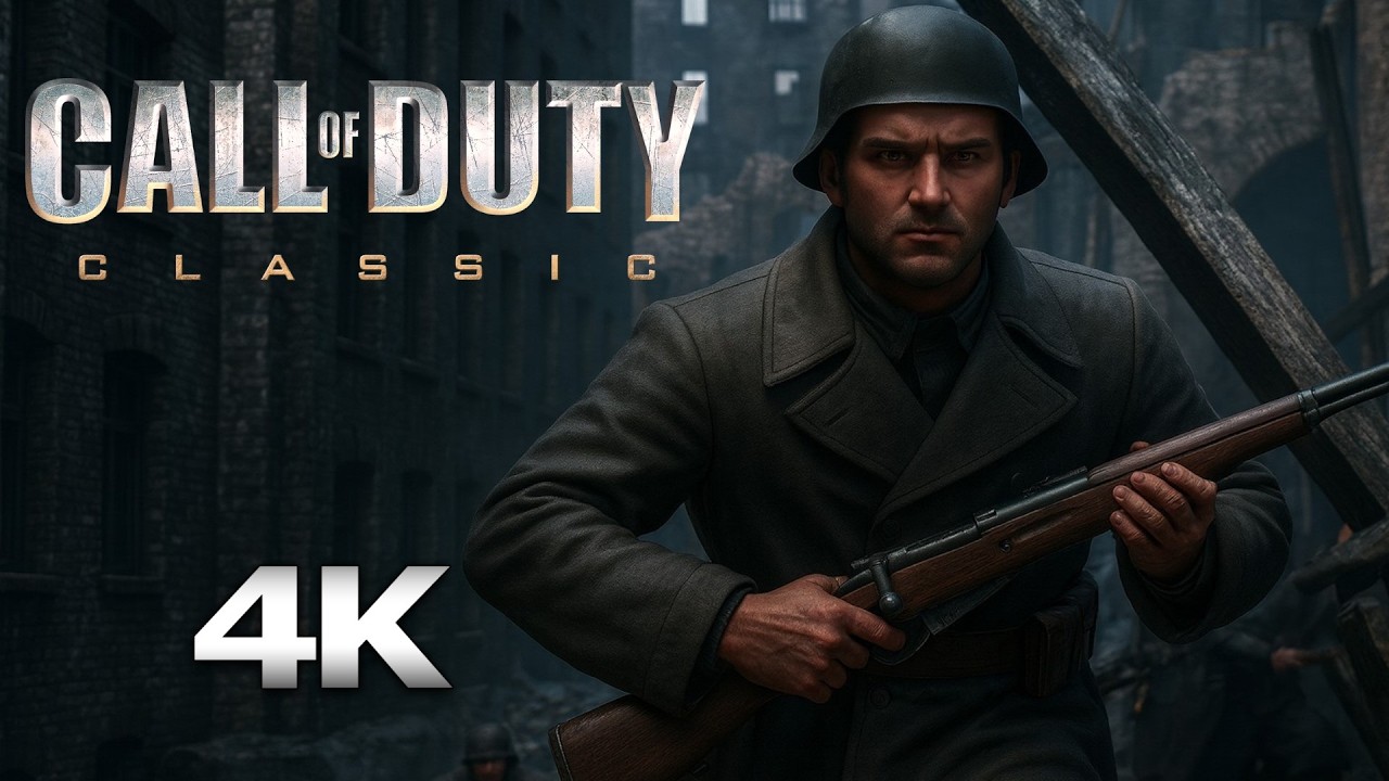 CALL OF DUTY CLASSIC All Cutscenes (Full Game Movie) 4K 60FPS