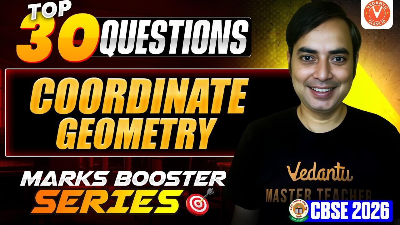 Top 30 Important Questions | Coordinate Geometry | Class 10 Maths | Rajiv Sir