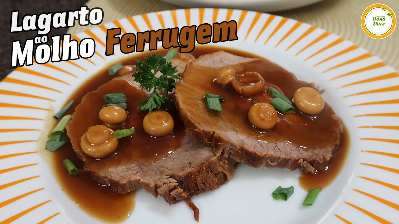 FAMOSO MOLHO FERRUGEM PARA ACOMPANHAR CARNES | LAGARTO RECHEADO AO MOLHO | MOLHO FERRUGEM FÁCIL 