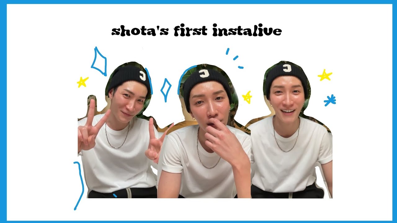 ENG SUB│watanabe shota's first solo instalive on his personal instagram 🍰❗