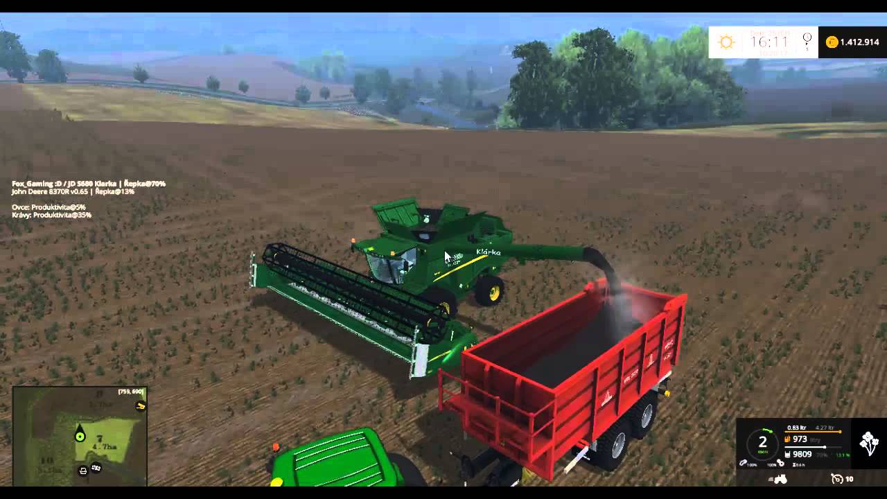 Farming Simulator 15 - sklizeň řepky, Daňhel služby #2