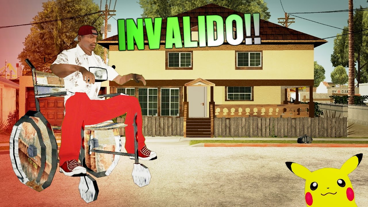 CJ EN SILLA DE RUEDAS | Gta San Andreas (Loquendo)