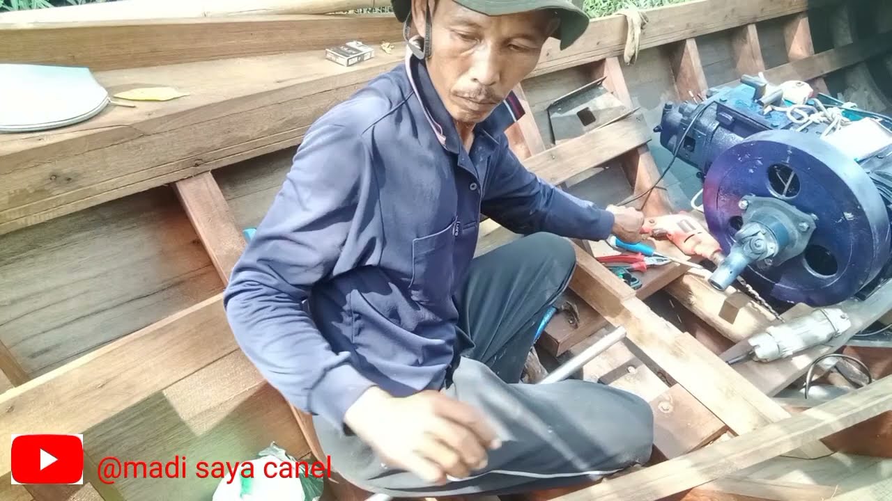 cara pasang lahar as perahu mudah 