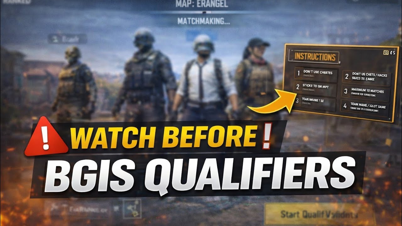 BGIS 2026 In-Game Qualifier ❌ Ye Galti Ki Toh Seedha Disqualify 😱