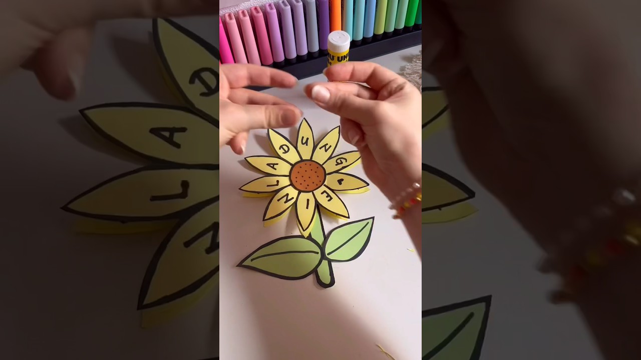 DIY Einladung zum Geburtstag basteln 🌻🎉😍 #geburstag #sommer #geburtstagsparty