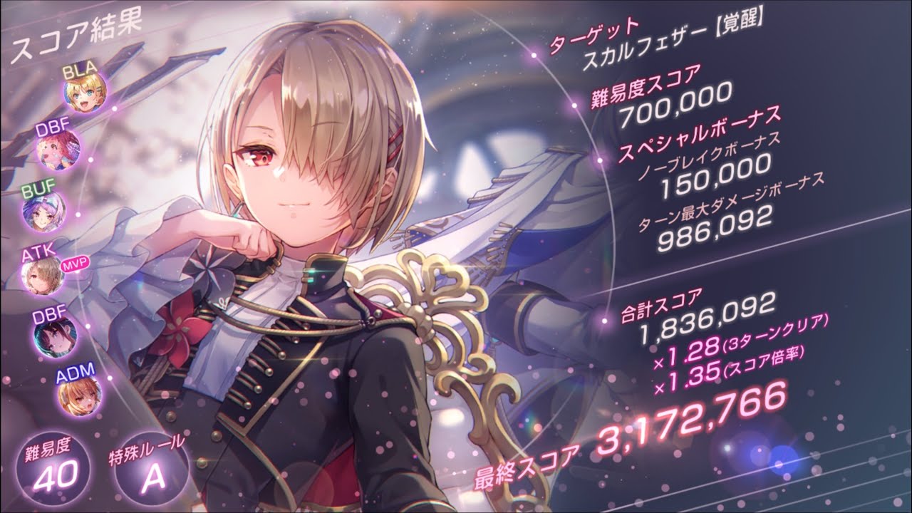 【ヘブバン】スコアアタック#88 火パ