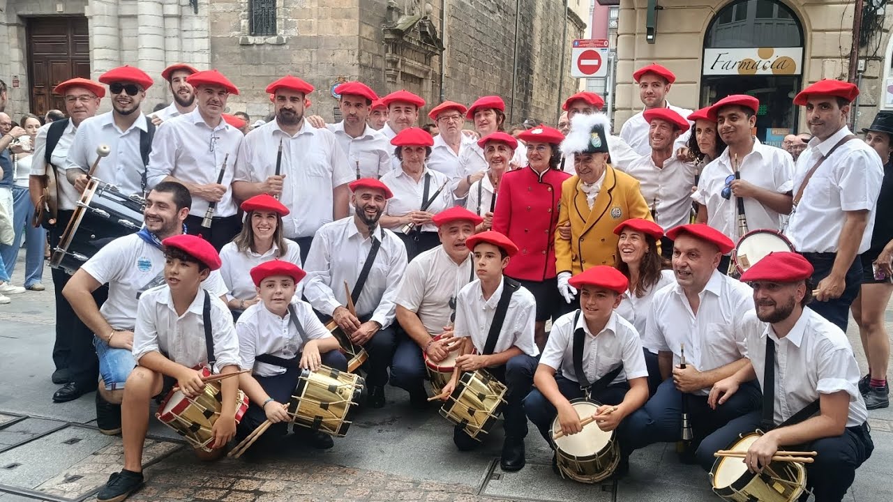 Alarde de gaiteros | Txupinazo Bilbao | 16/8/2025