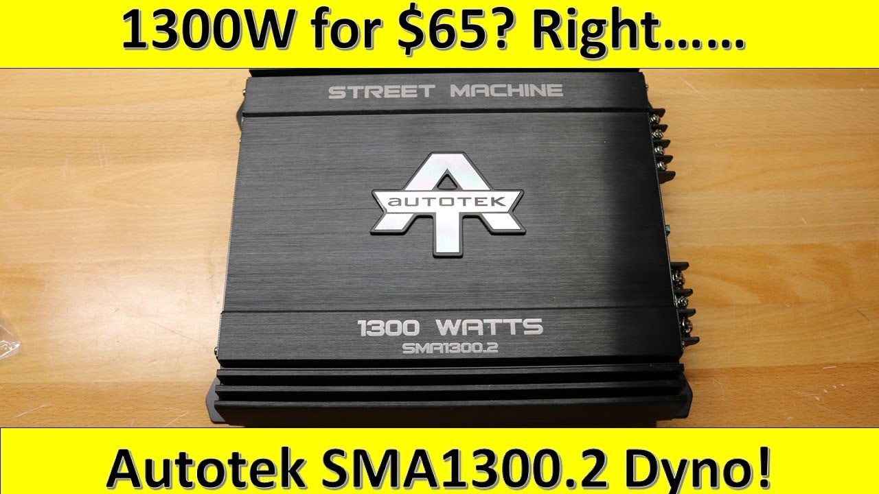 1300W for $65? Yeah right.... Autotek SMA1300.2 gets busted on the Amp Dyno