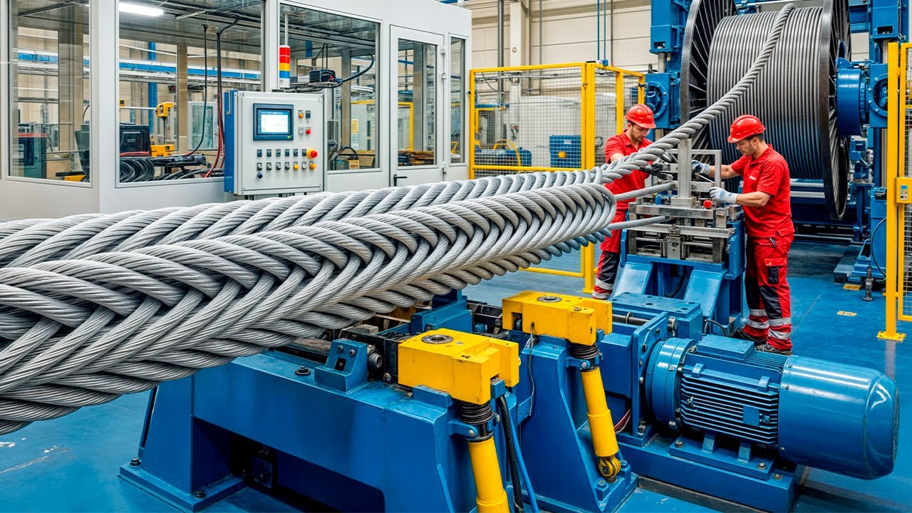 Como é feito: O CABO de AÇO de 50 MILHÕES de DÓLARES que Levanta Plataformas de Petróleo