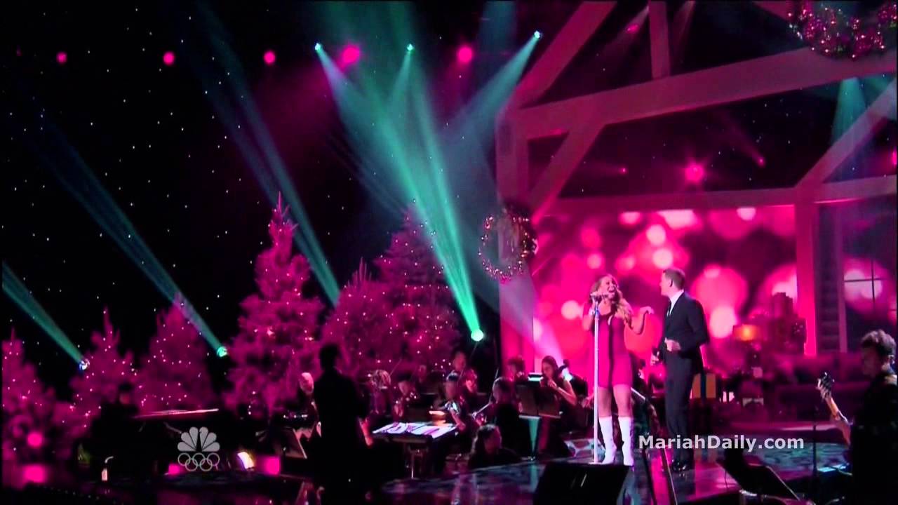 Mariah Carey and Michael Buble 