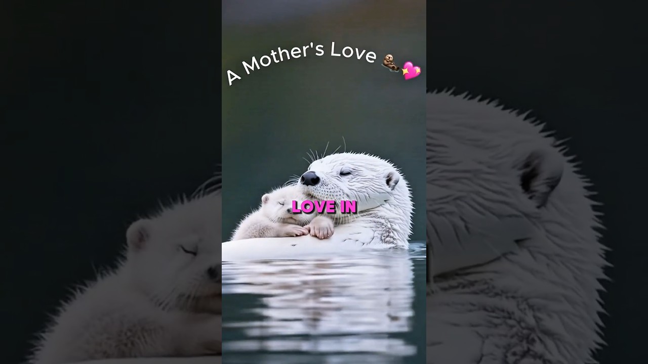 Baby Otter Learns to Swim for the First Time 🦦 Heartwarming Animal Story 