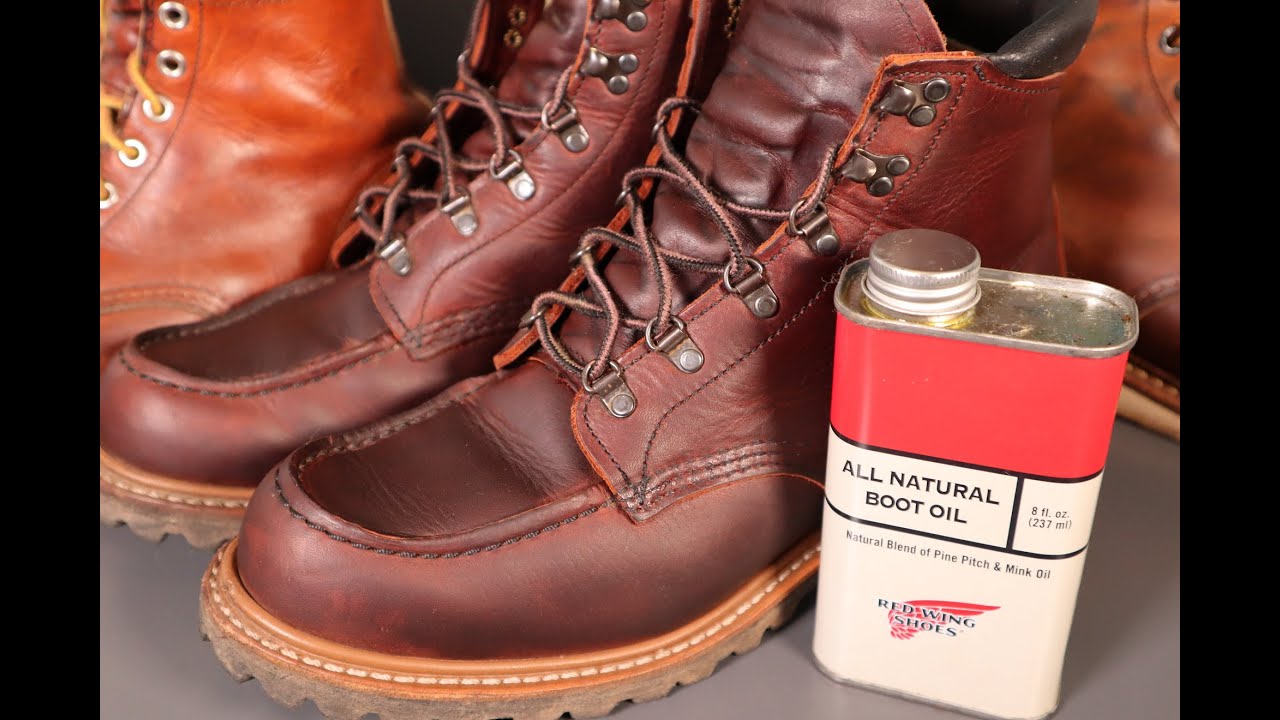 Red Wing "All Natural Boot Oil" Treating the Sawmill 2927