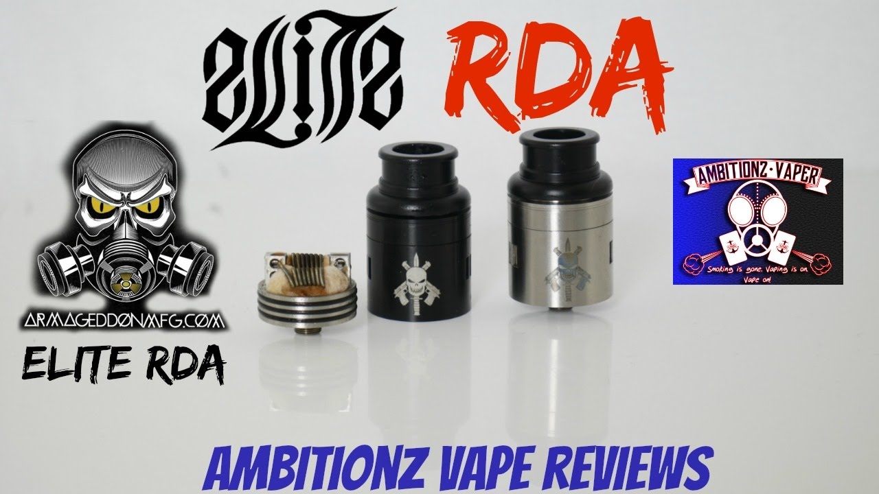 Armageddon MFG {ELITE RDA 26MM} Review & Build | Clouds On A Series RDA