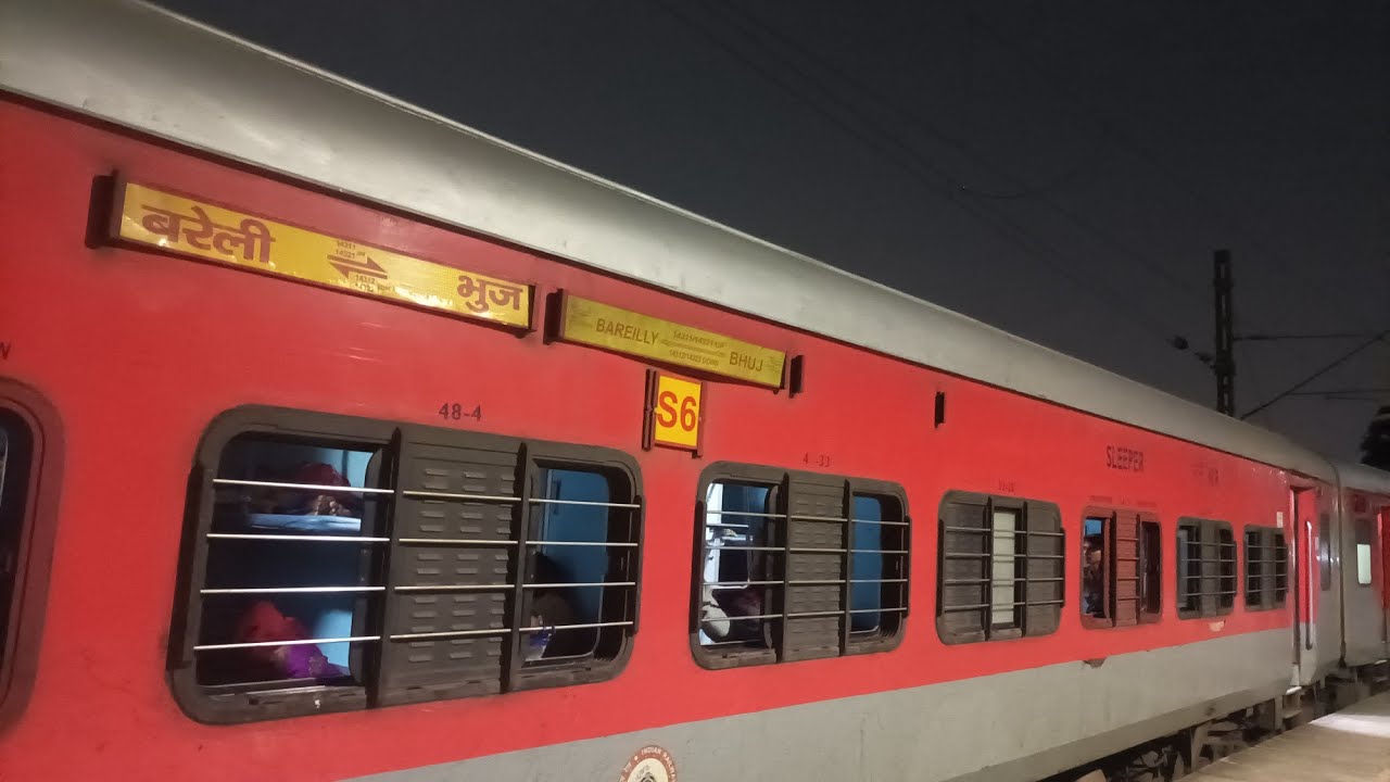 14312 Bhuj Bareilly Express | chandlodiya departure | 14313 train | Ala Hazarat Express