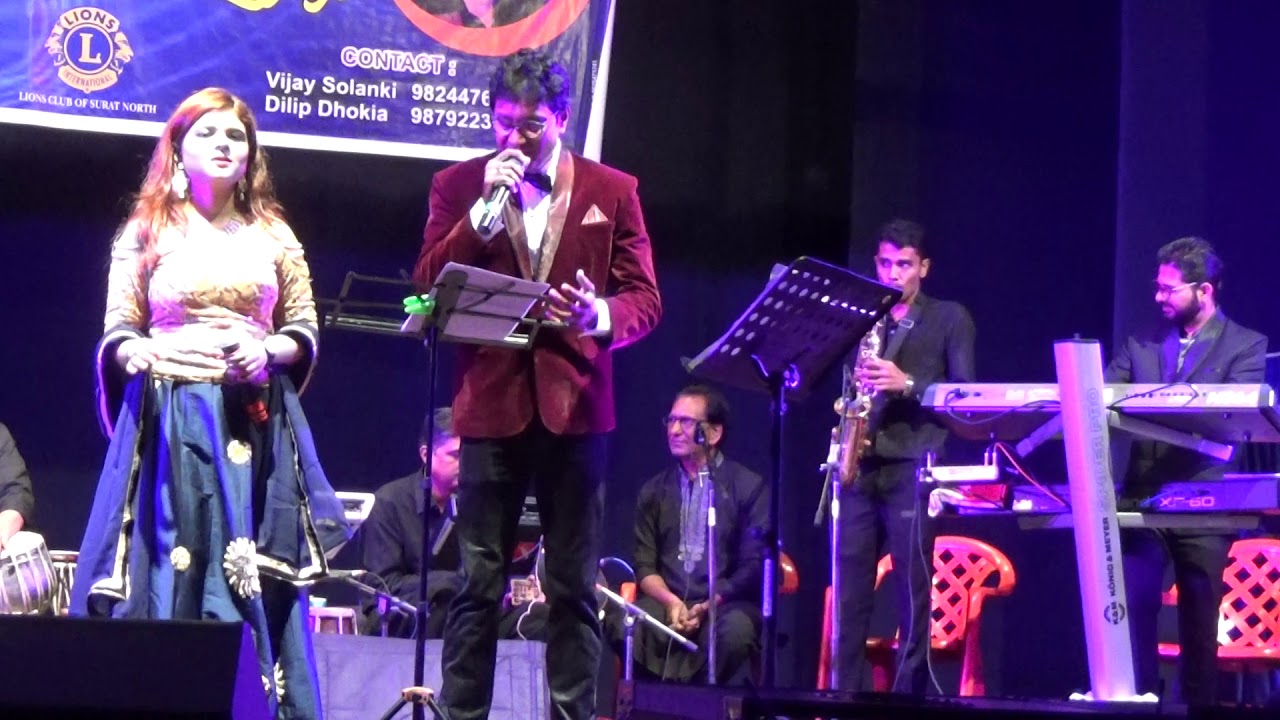 Mohabbat rang layegi(Poonam) live by Priyanka Mukherjee and Vijay Solanki
