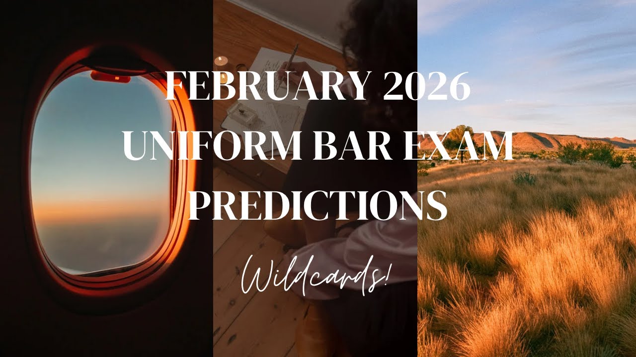 Bar Exam Drills Podcast - Ep 032 - February 2026 MEE UBE Bar Exam WildCard Essay Predictions