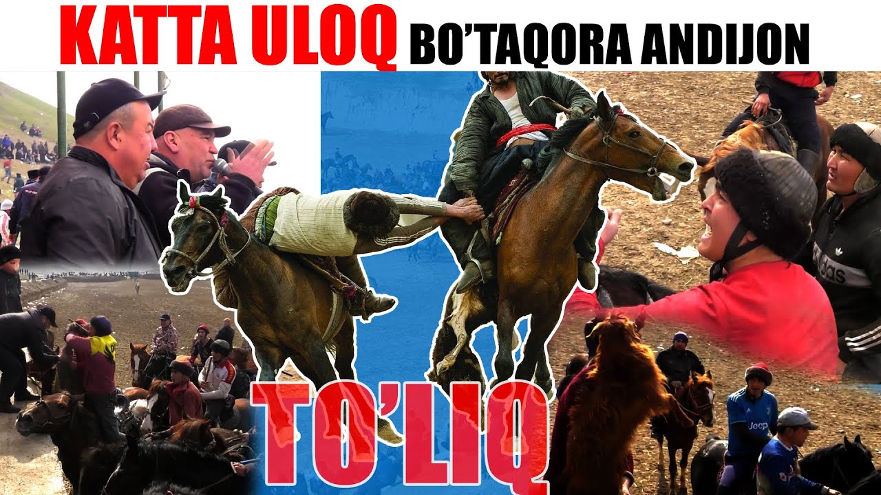 ULOQ BO'TAQORA ANDIJON | To'liq barcha polvonlar 22-FEVRAL ko'pkari uloqchi otlar