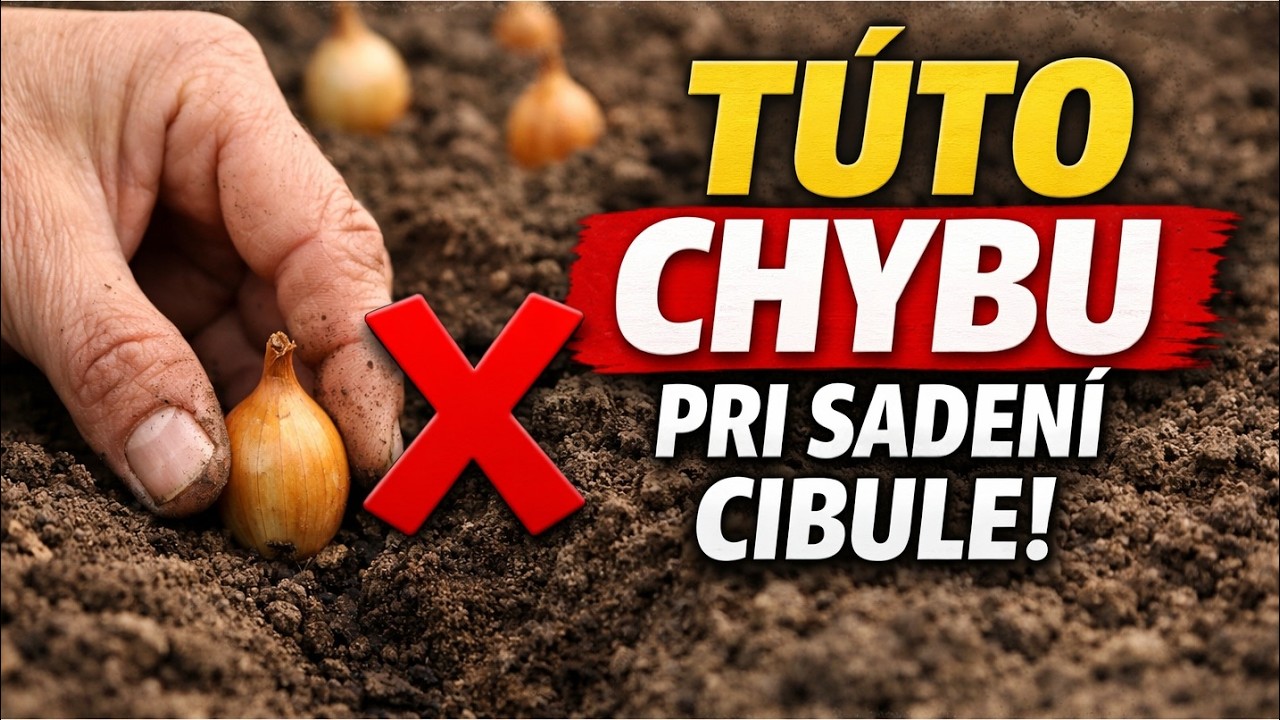 Robíte túto CHYBU pri sadení cibuľky? TAKTO vypestujete OBROVSKÚ úrodu bez hniloby a škodcov!
