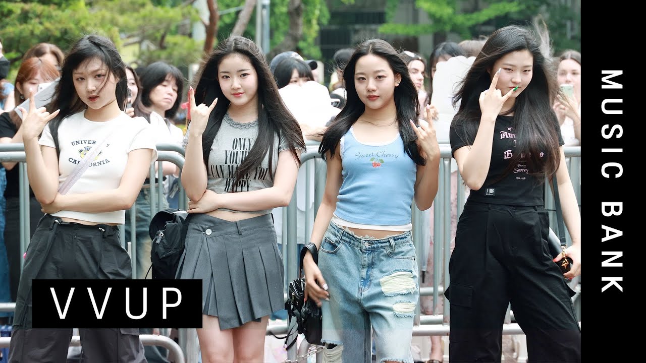 비비업(VVUP) 뮤직뱅크 출근길, 카리스마 | VVUP Music Bank [4K]