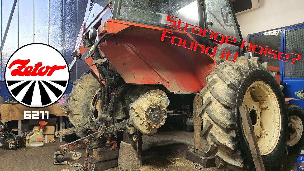 Zetor 6211 trumpet removal