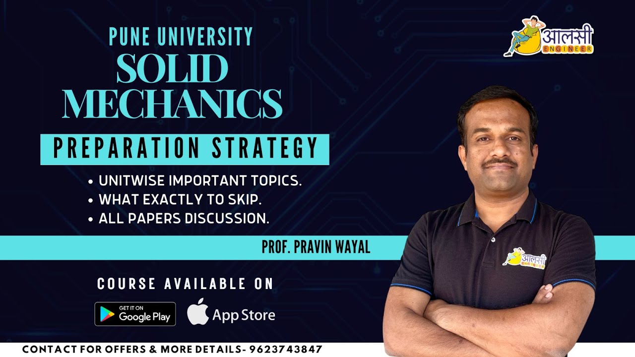 Solid Mechanics: A Step-by-Step Preparation Strategy | Ultimate One Shot Video 🔥 | Aalsi Engineer