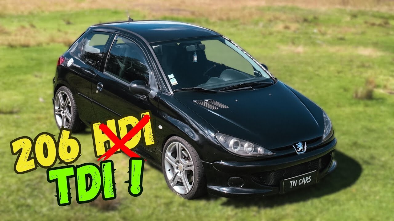 440 chevaux en MAP 3 ! Ce n’est plus une 206 !! 😱 #974 #swap #tdi
