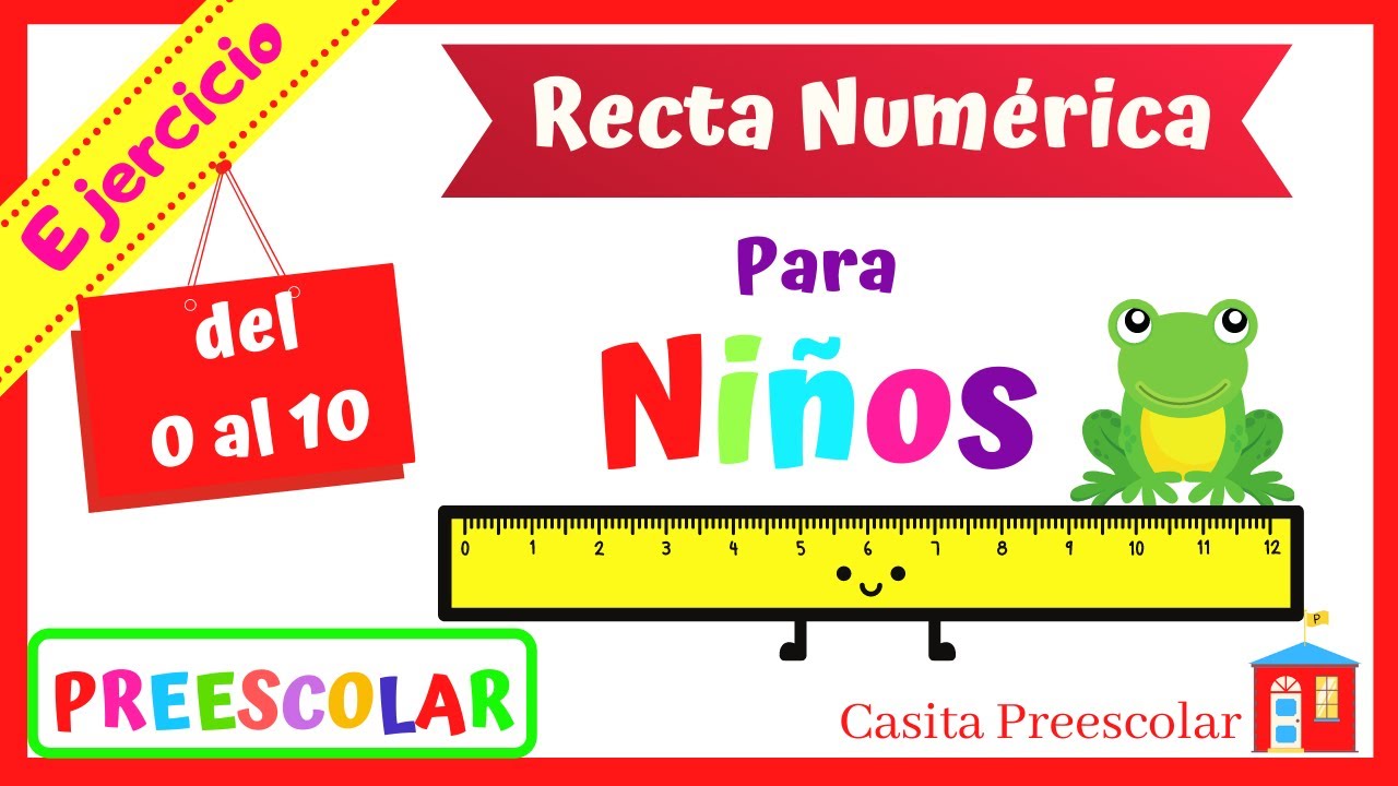 RECTA NUMERICA PARA NIÑOS Inicial
